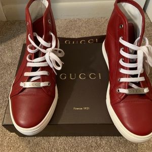 Gucci Mirosoft Rosso High Top sneakers